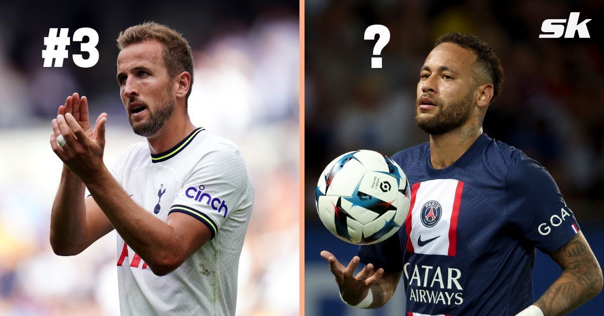 Harry Kane (left) and Neymar Jr. (right)