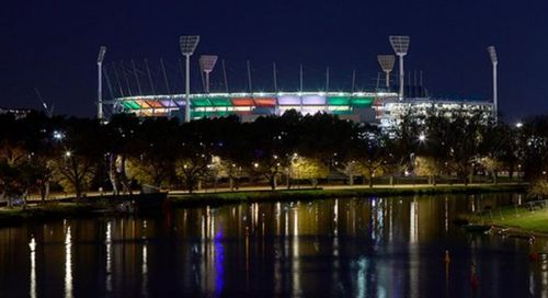 Melbourne Cricket Ground extended greetings to India on Independence Day. [Pic credits: MCG on Twitter]