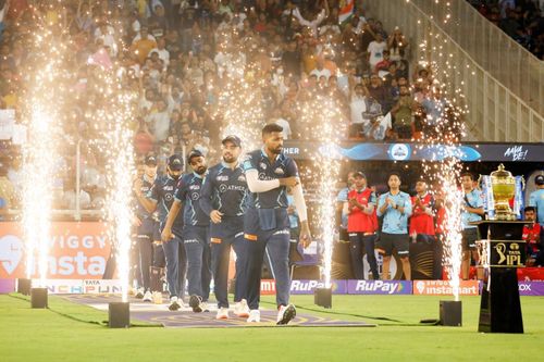 Hardik Pandya lead the Gujarat Titans to their maiden IPL win in 2022. (Image Credits: Twitter)