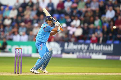 MS Dhoni was one of India's most formidable ODI batsmen. (Getty Images)