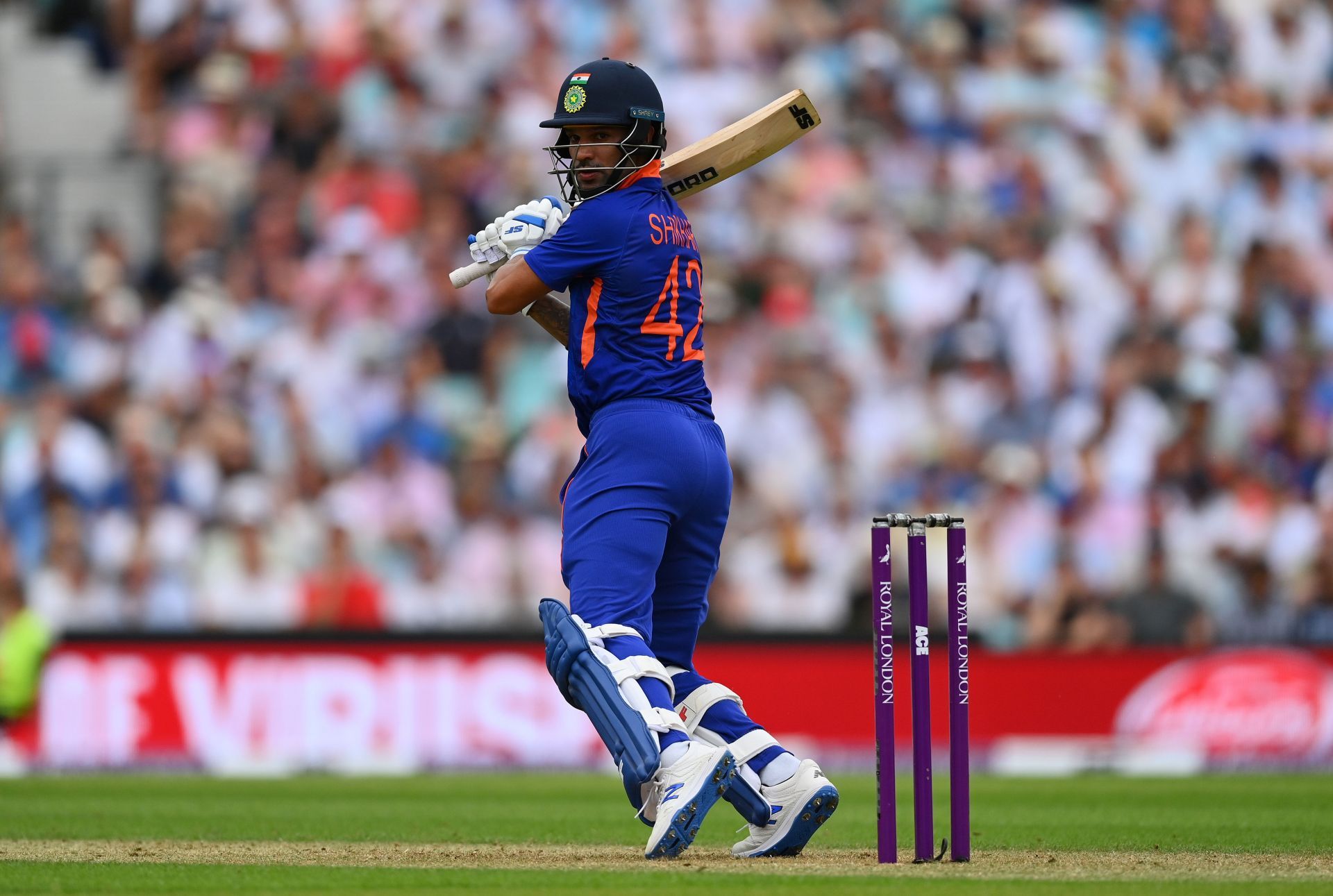 Shikhar Dhawan scored an unbeaten half-century in the first ODI against Zimbabwe