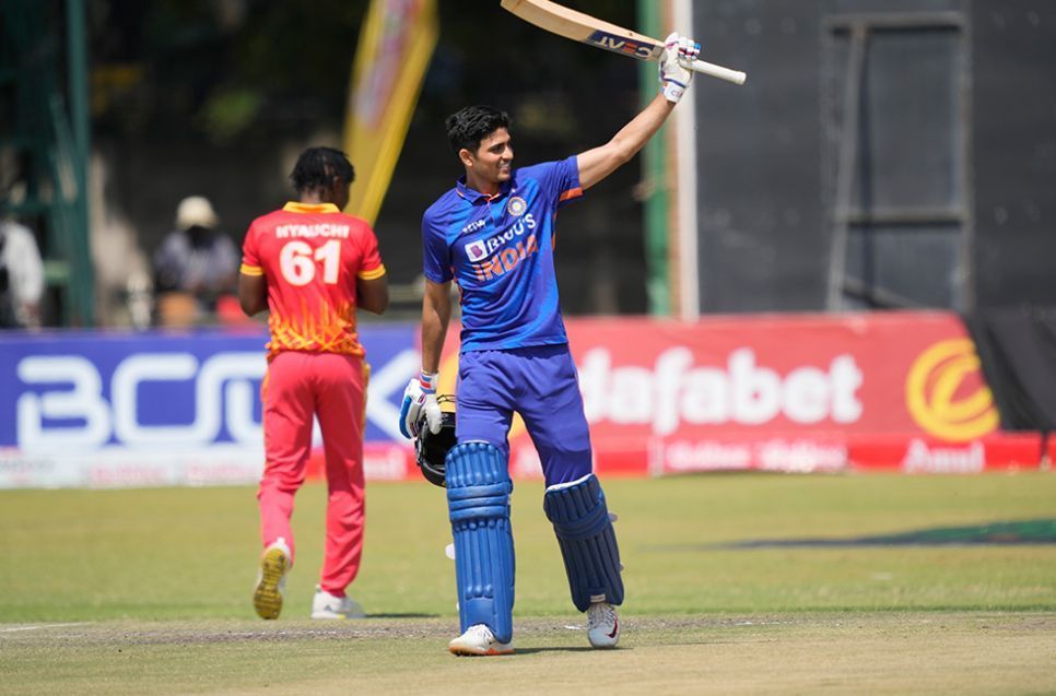 Shubman Gill scored a pleasing century in the third ODI against Zimbabwe