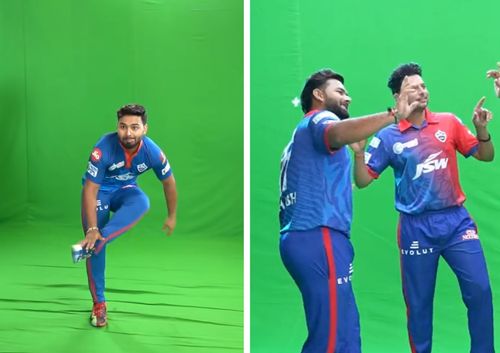 Rishabh Pant is a born entertainer both on and off the field! (Screengrab via YouTube/ Delhi Capitals, Twitter/ Delhi Capitals).