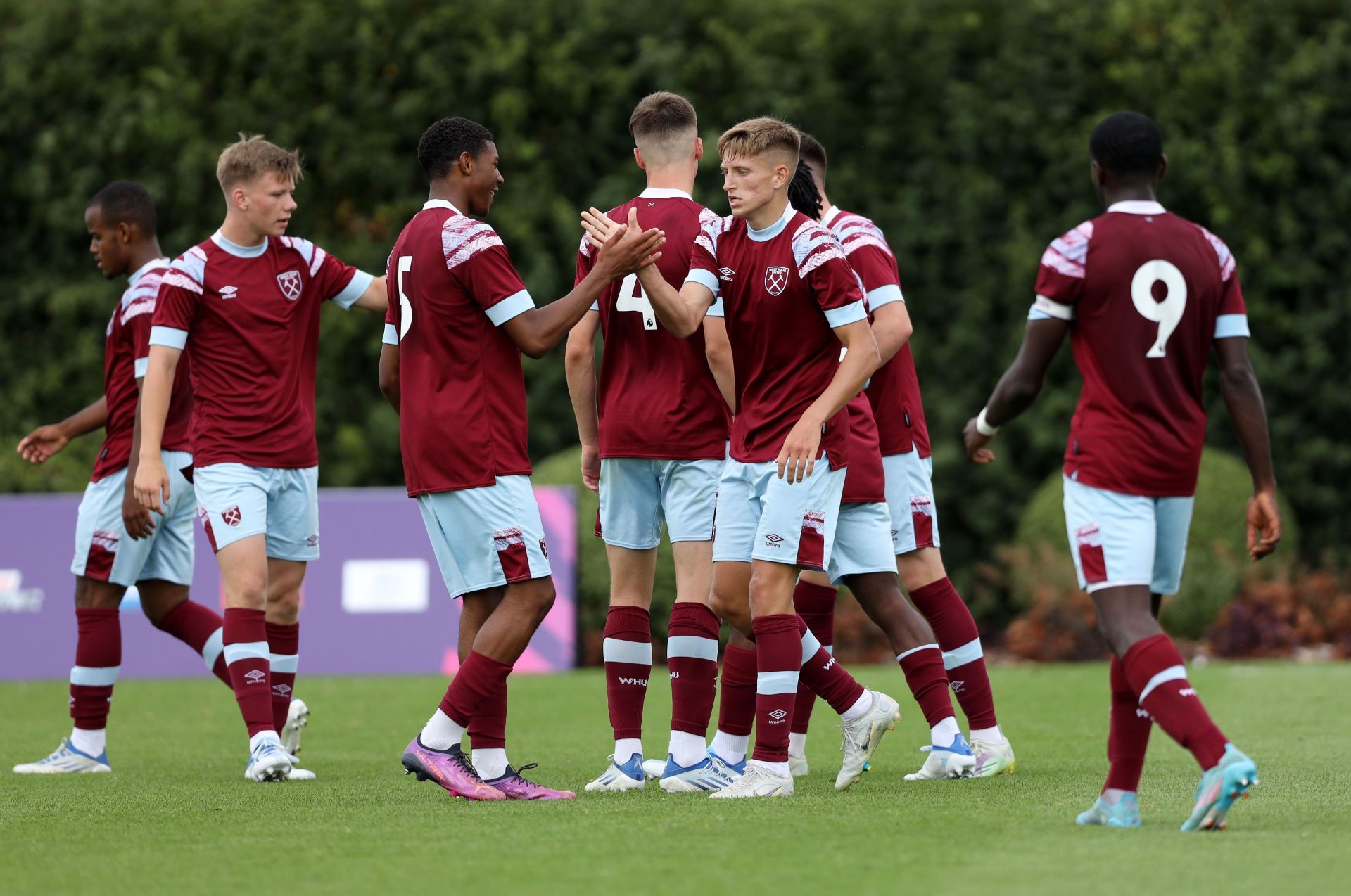 West Ham United in pre-season action ahead of the new Premier League season