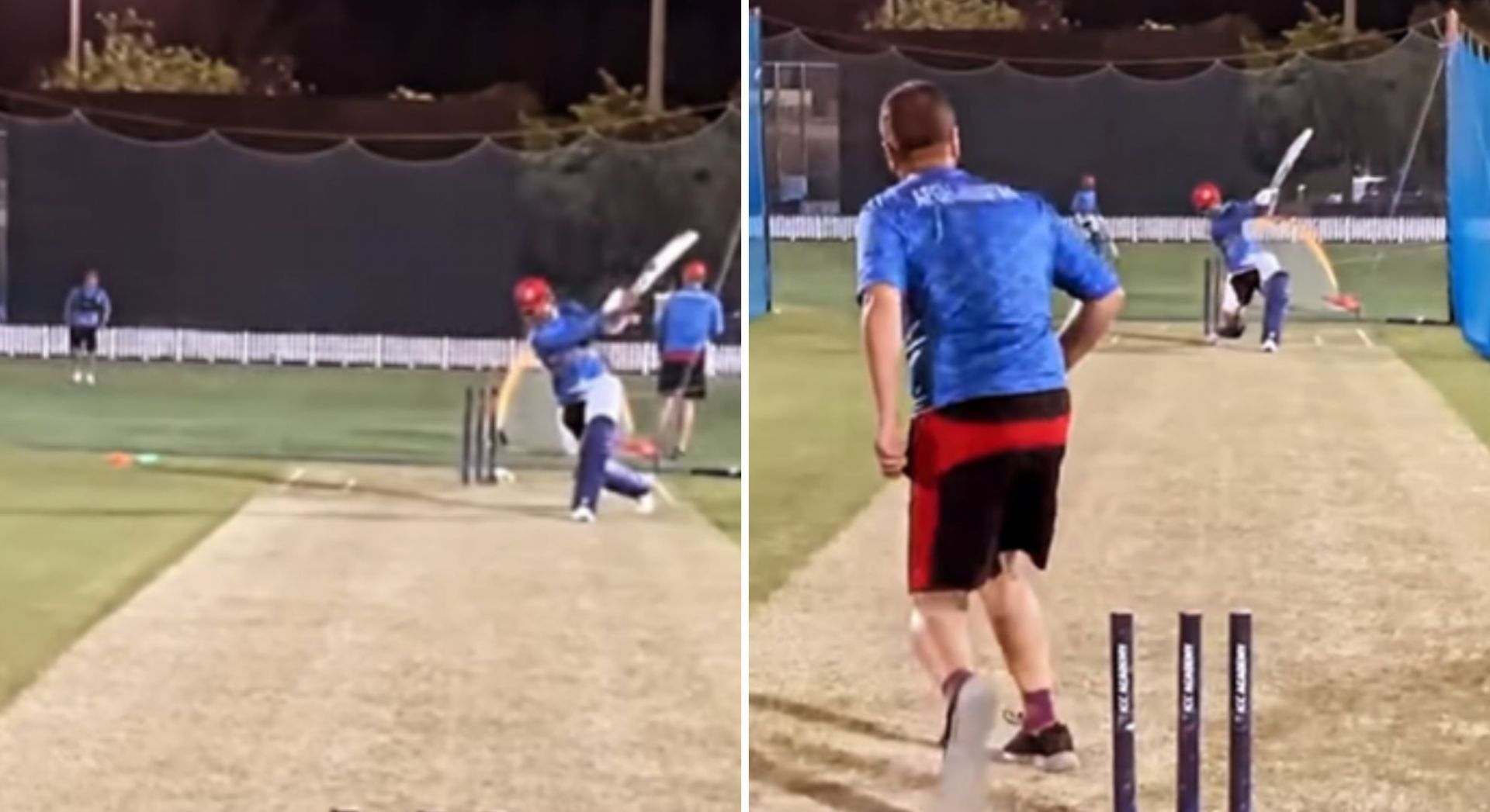 Rashid Khan working on power-hitting ahead of Asia Cup. [Pic credits: @rashid.khan19/Instagram]