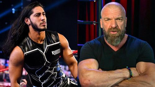 WWE RAW Star Mustafa Ali (left) Triple H (right)