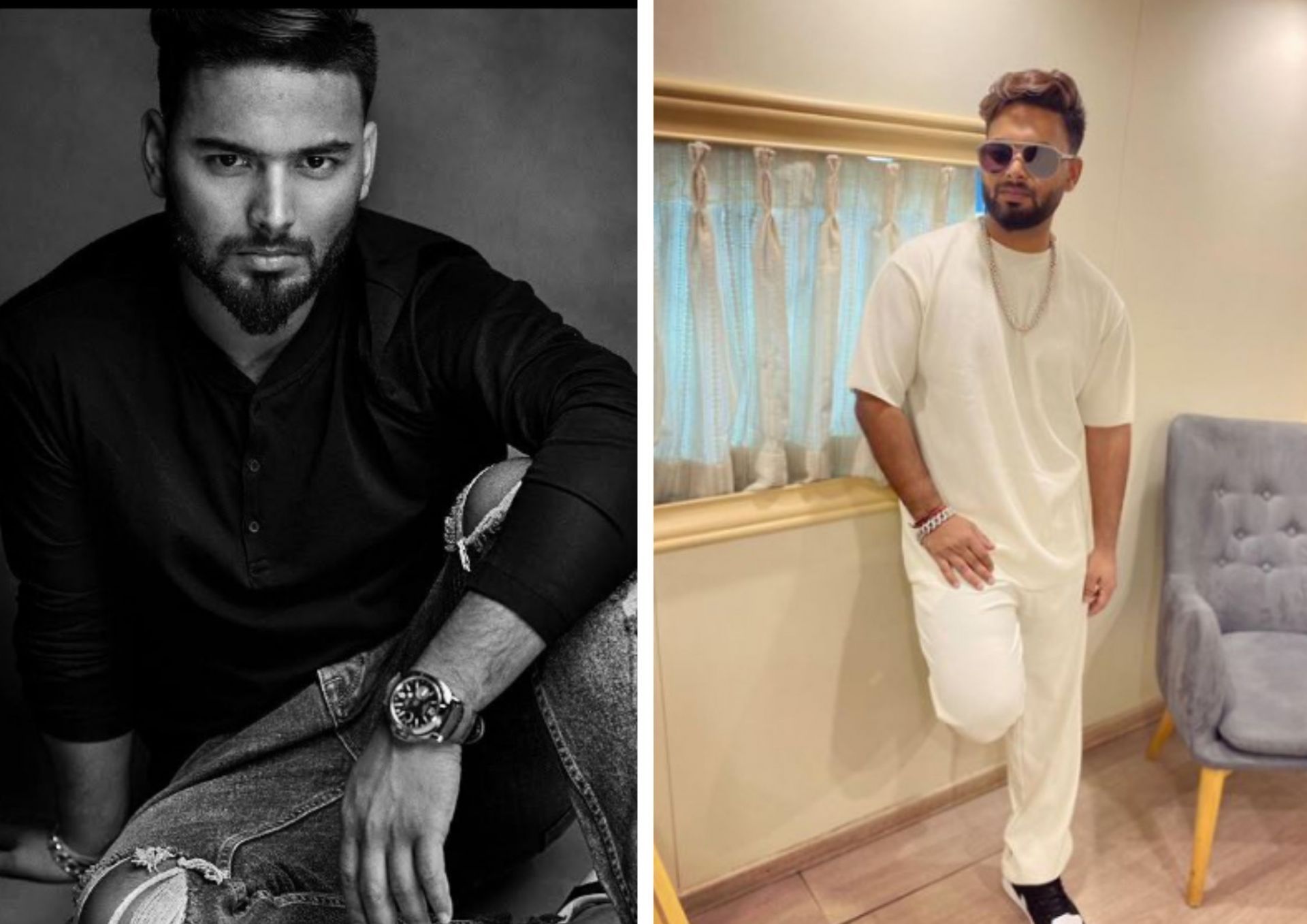 Rishabh Pant - a modern-day style icon! (Picture Credits: Instagram/ Rishabh Pant).