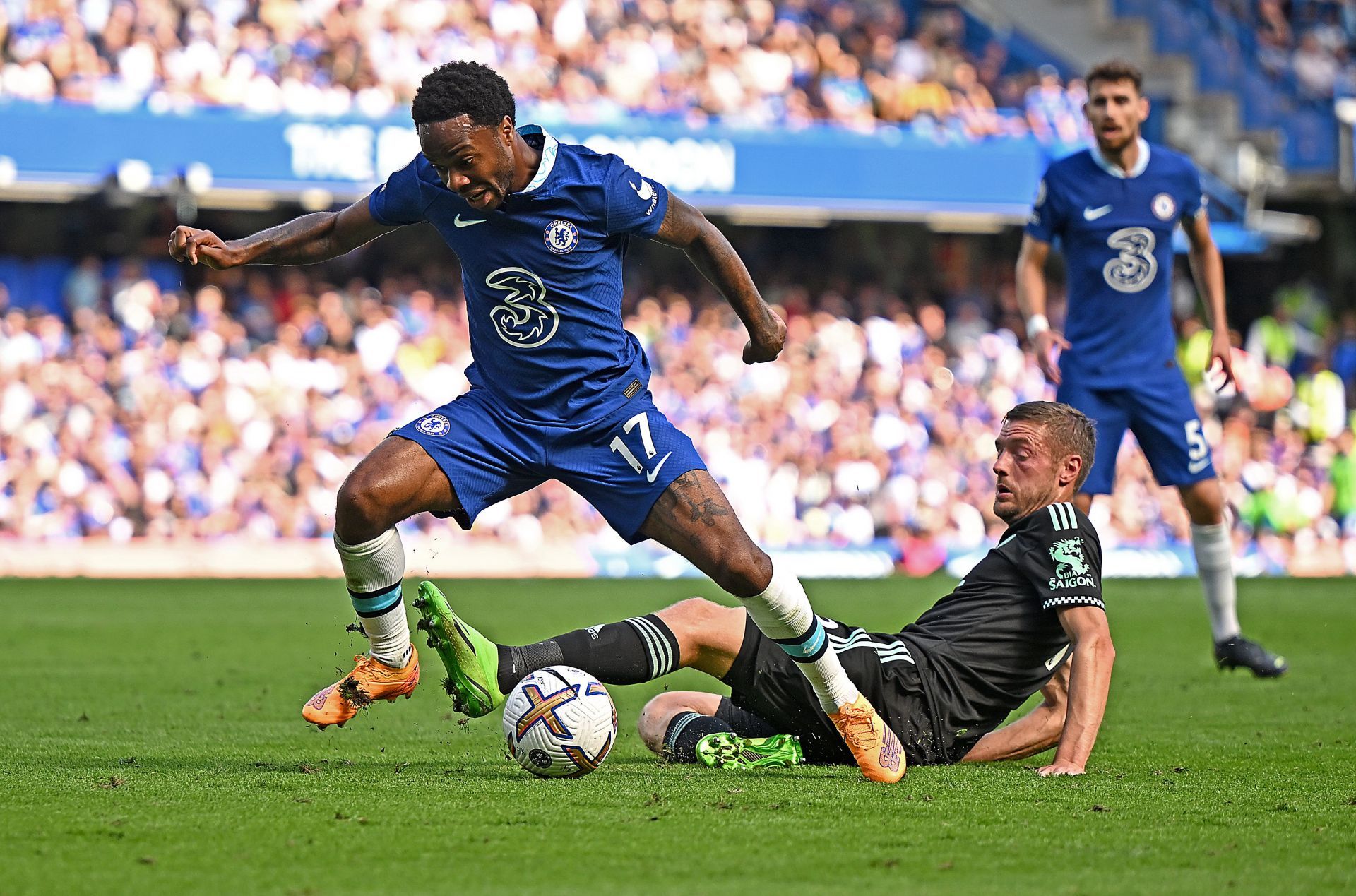 Raheem Sterling has hit the ground running at Stamford Bridge.