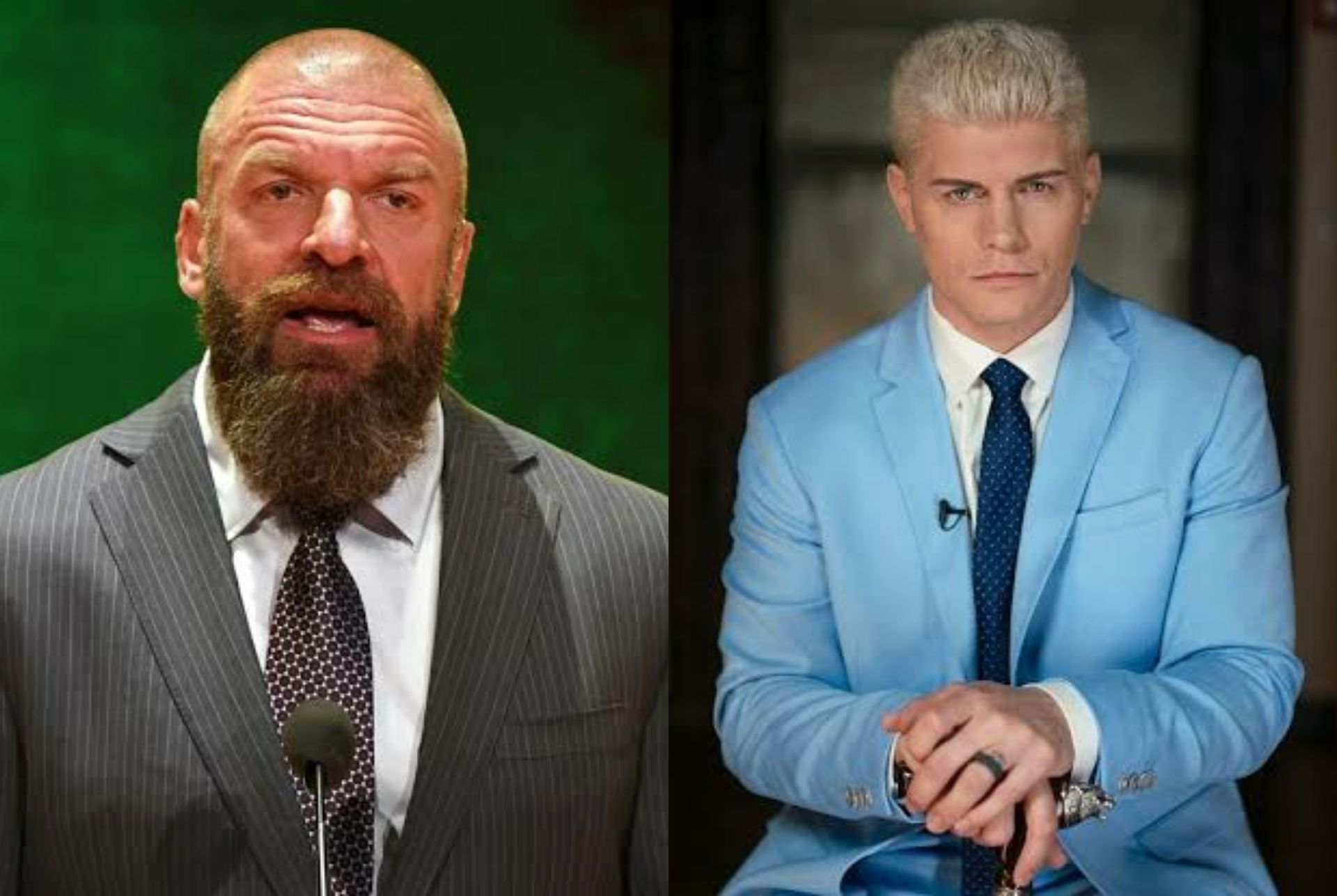 Triple H(Left); Cody Rhodes(Right)