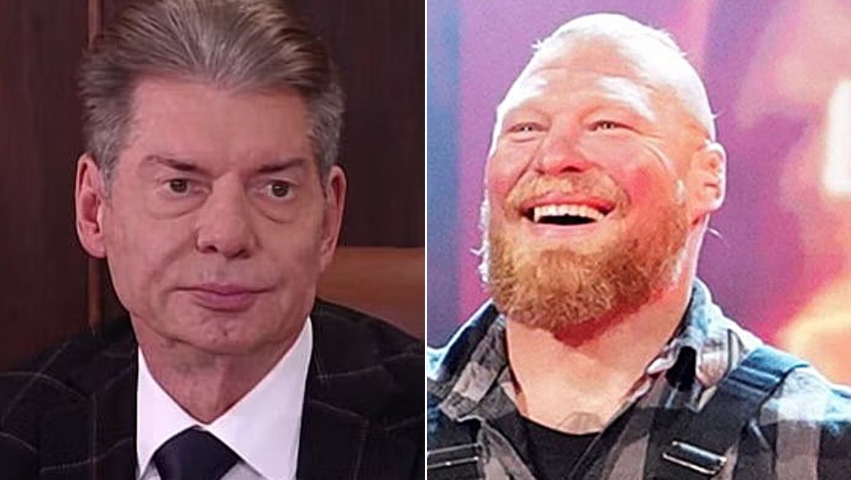 Vince McMahon/Former WWE Champion Brock Lesnar