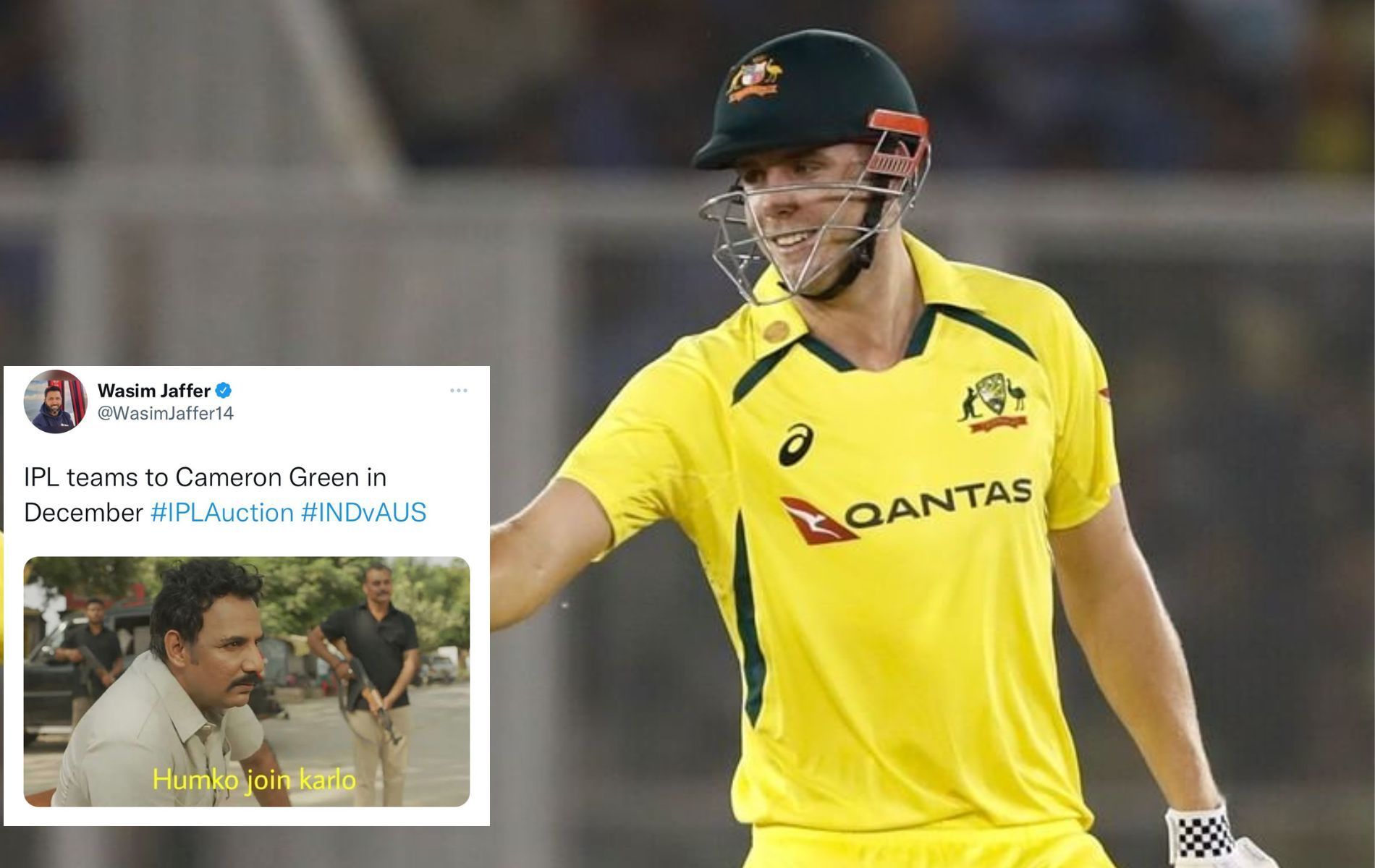 Cameron Green has emerged as one of the top performers for Australia in the series. (Pics: Twitter)