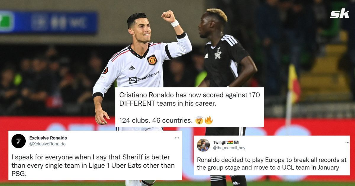 Twitter explodes as Cristiano Ronaldo seals 2-0 Manchester United win over Sheriff Tiraspol