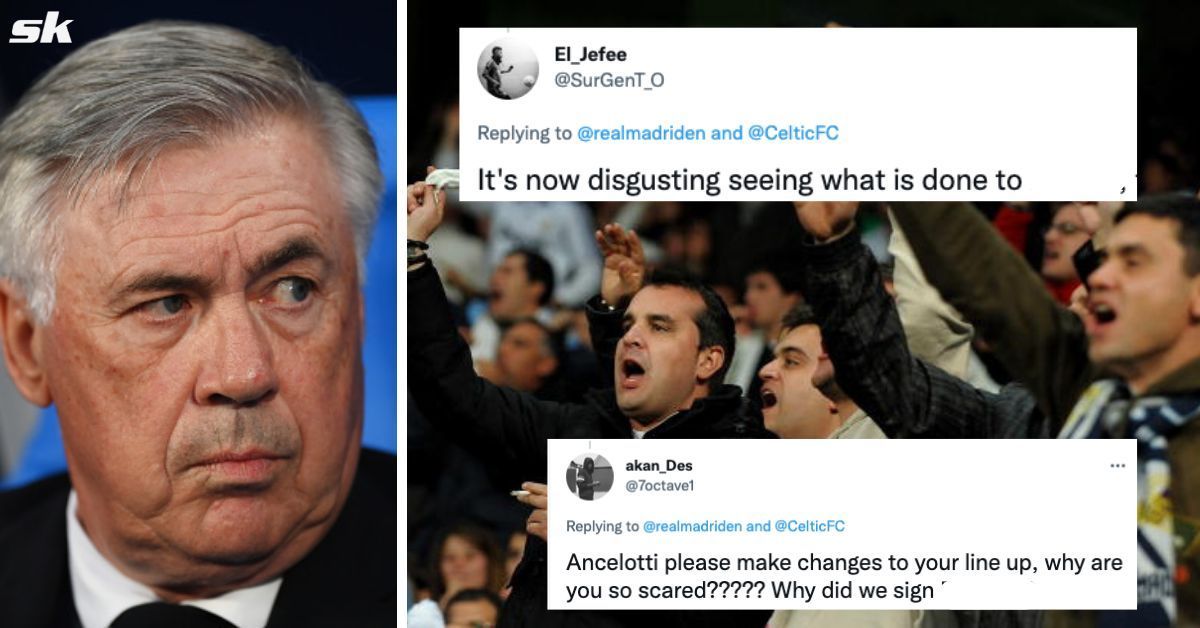 Real Madrid fans furious with Carlo Ancelotti