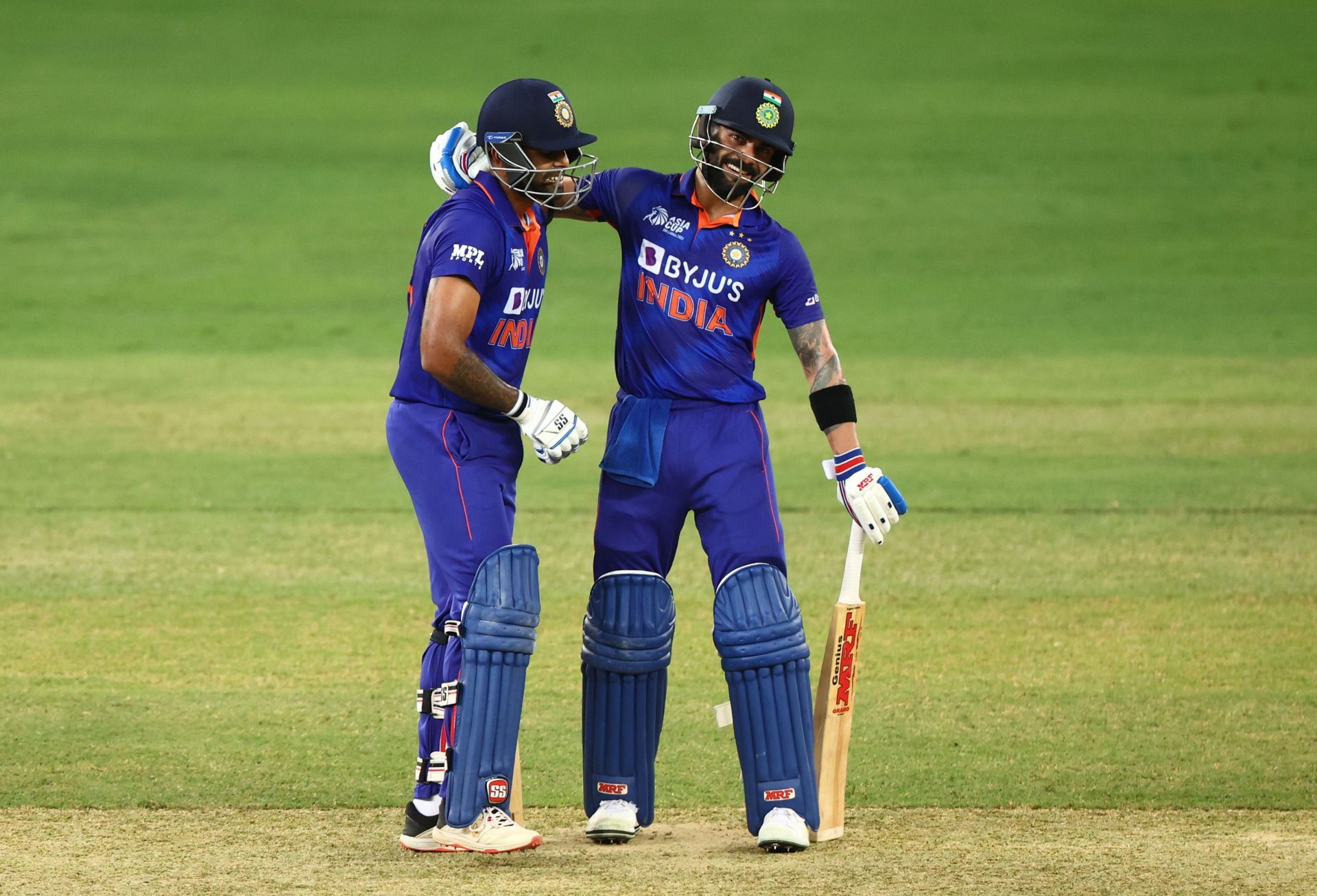 Virat Kohli and Suryakumar Yadav are batting together. (Image: Getty)