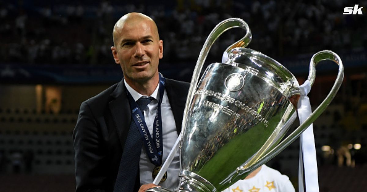 Zinedine Zidane has won the UEFA Champions League three times as a manager.