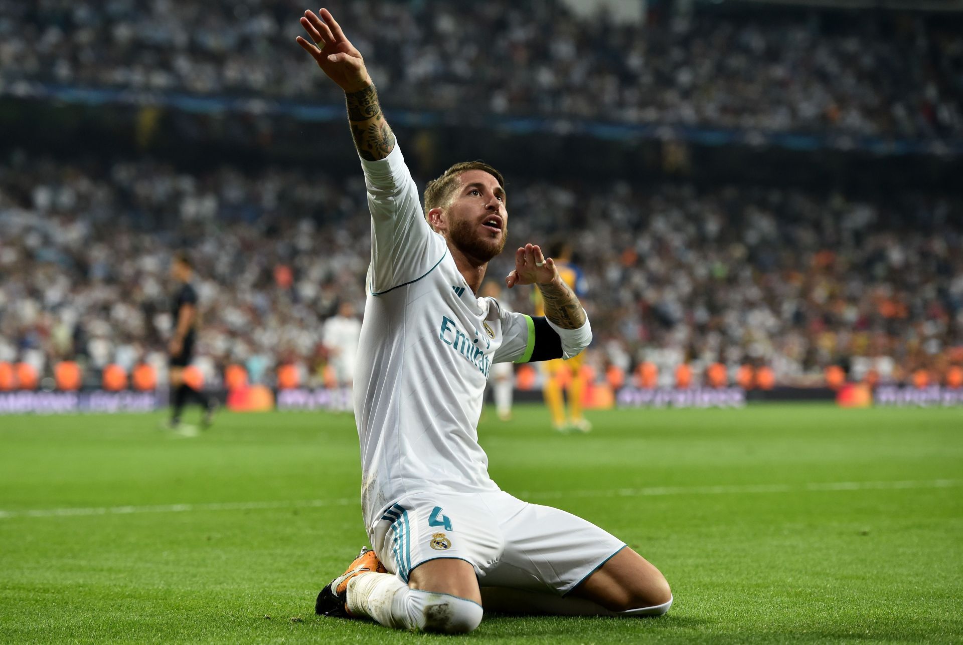 Ramos left the Bernabeu last summer