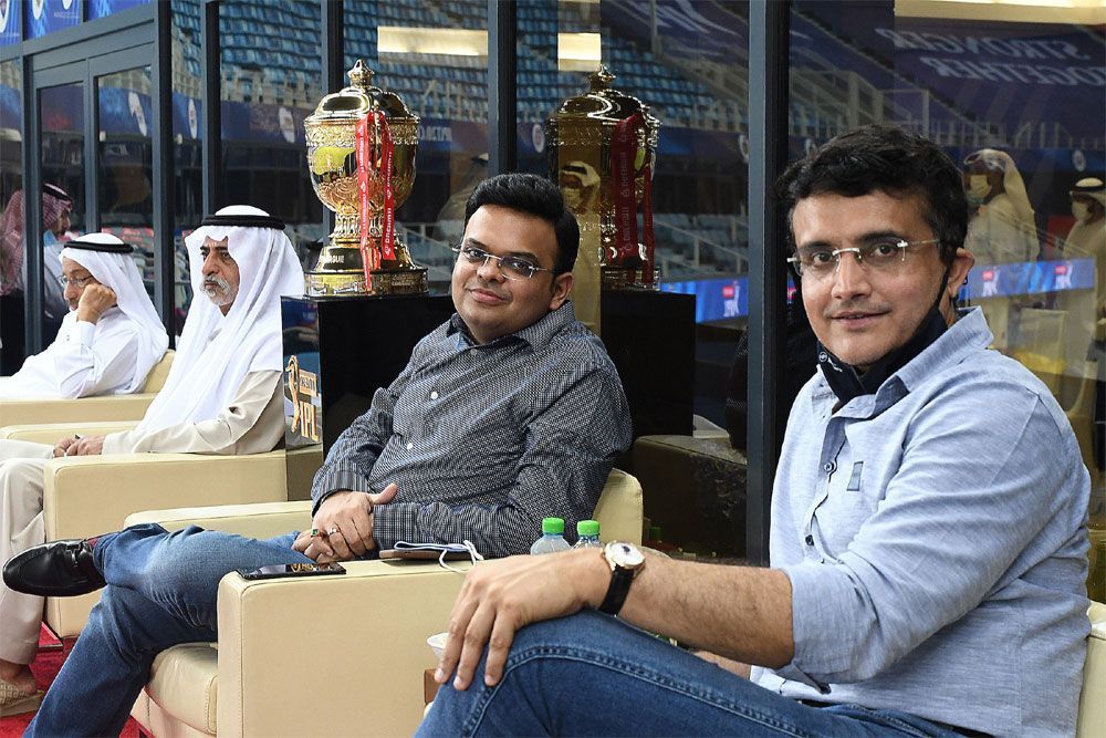 President Sourav Ganguly (R) and secretary Jay Shah (L) will continue till 2025