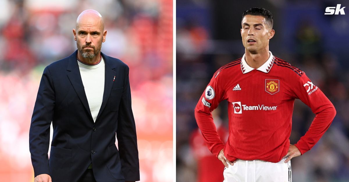 [L-to-R] Manchester United manager Erik ten Hag and Cristiano Ronaldo.