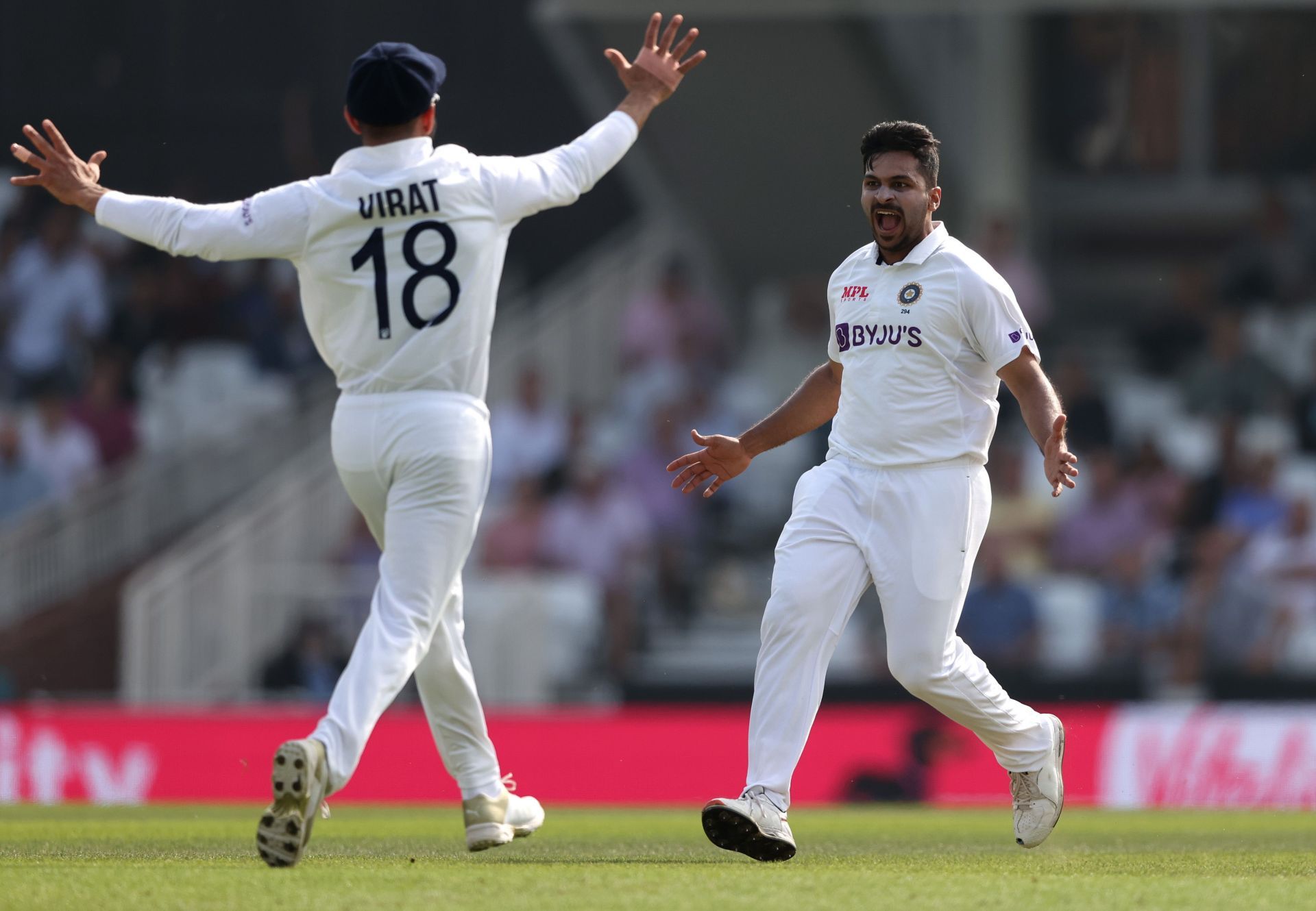 Shardul Thakur in a Test in England. (Credits: Getty)