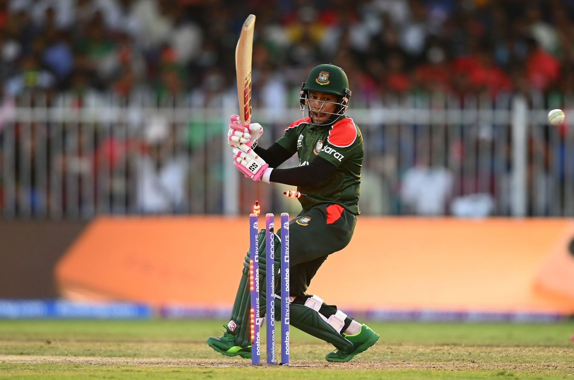 Mushfiqur Rahim in action for Bangladesh at ICC Men&#039;s T20 World Cup 2021.
