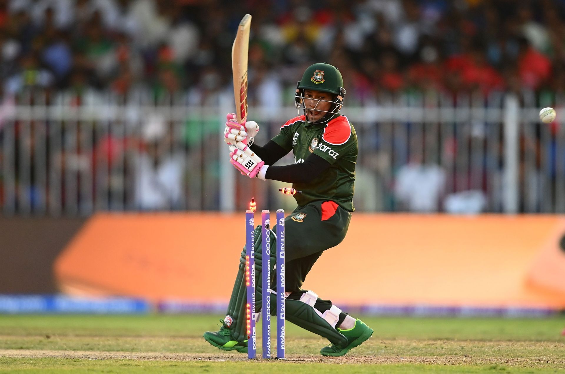 Mushfiqur Rahim in action for Bangladesh at ICC Men's T20 World Cup 2021.