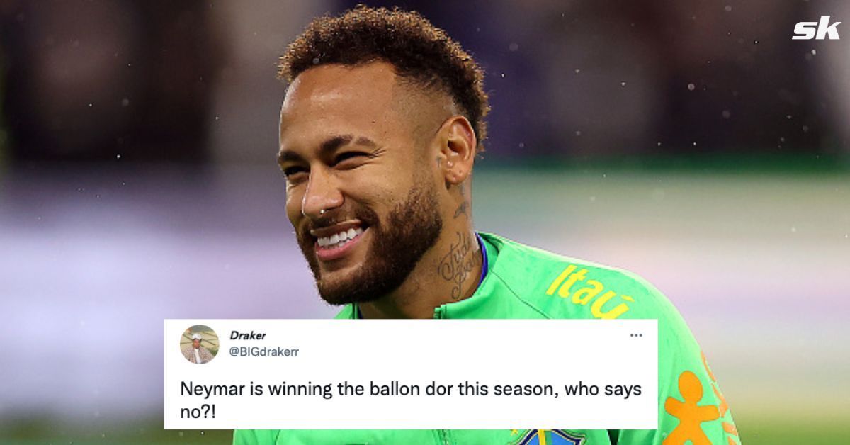 Brazil fans lauded PSG superstar Neymar