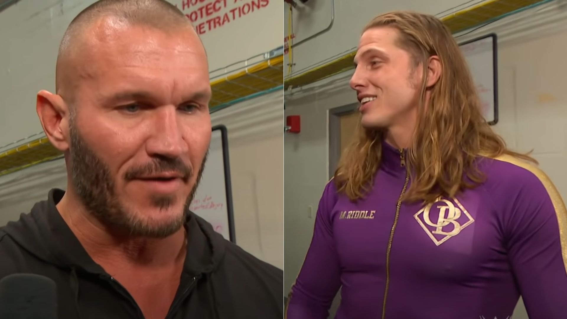 Randy Orton (left) and Matt Riddle (right) are known as RK-Bro.