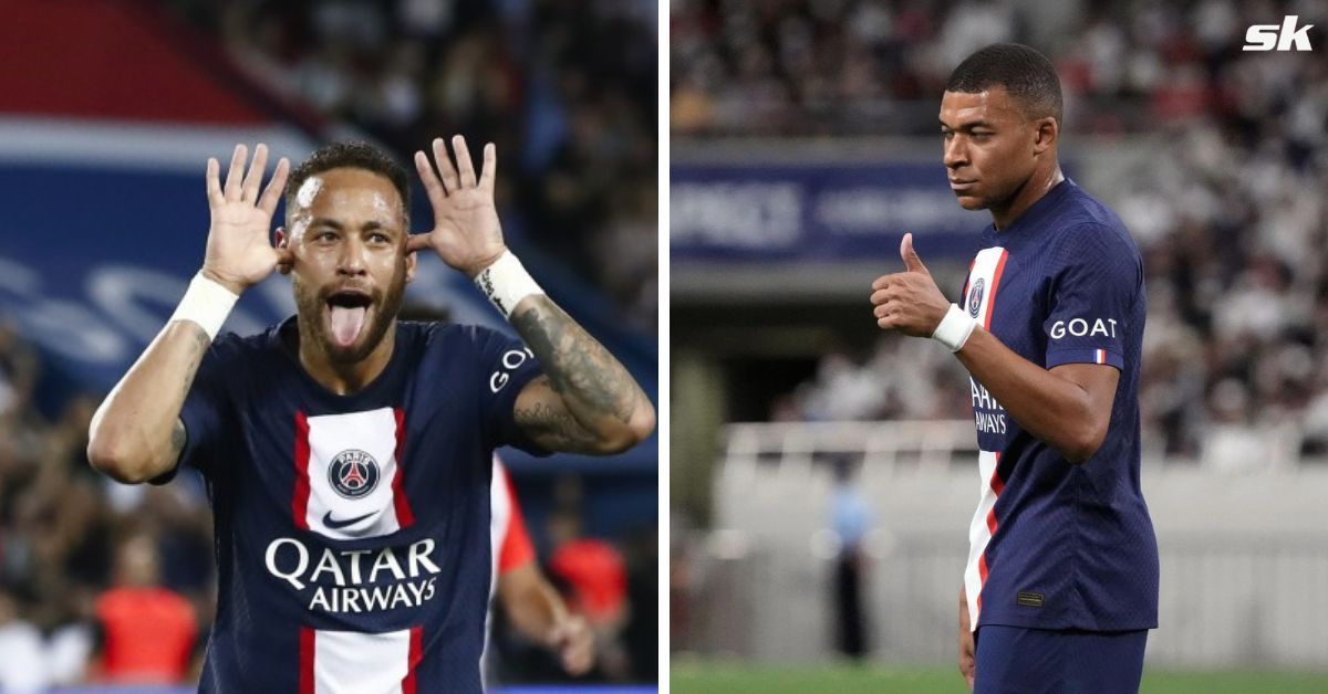 Neymar has hinted at a rift with PSG teammate Kylian Mbappe