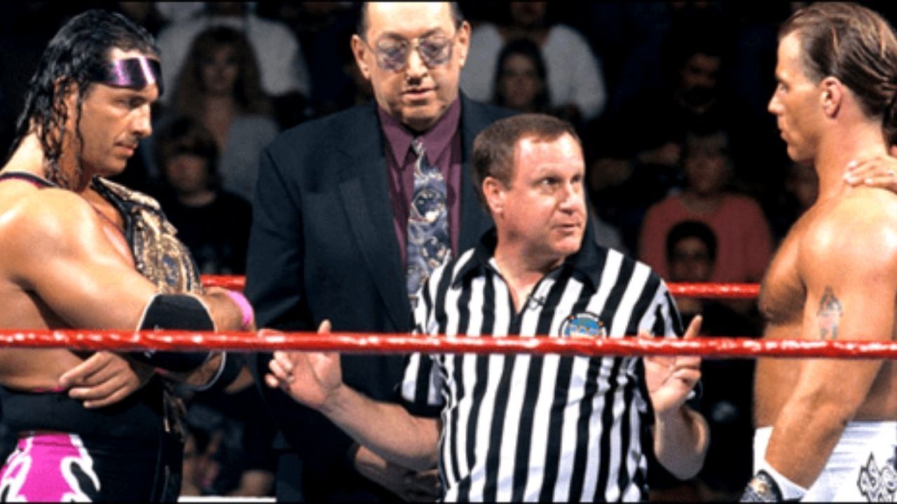 Bret &quot;Hitman&quot; Hart and &quot;The Heartbreak Kid&quot; Shawn Michaels, two men who clearly hated each other inside &amp; outside the ring