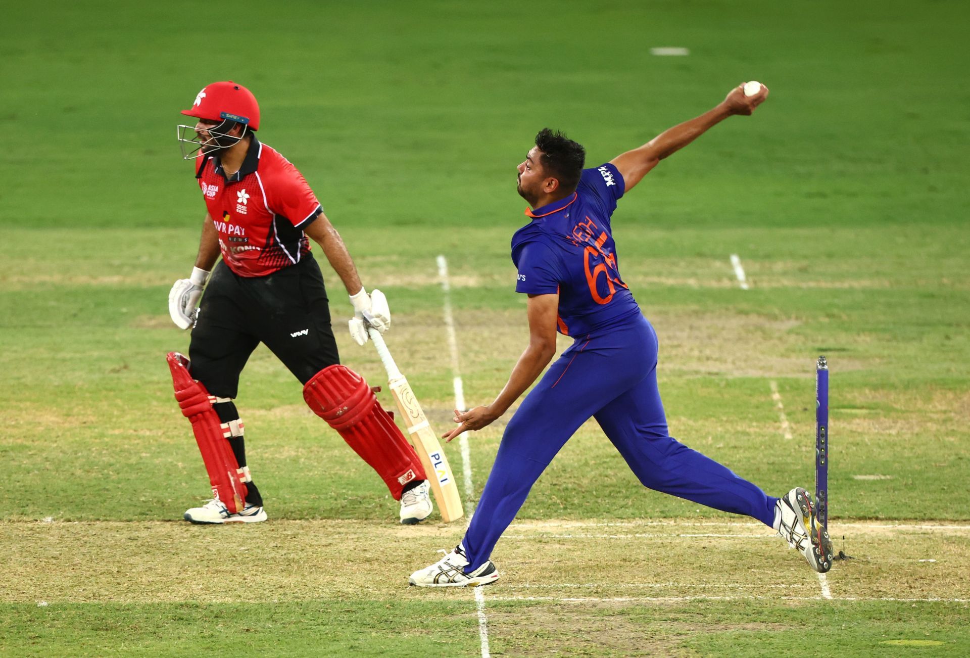 Avesh Khan took two wickets in the two matches of Asia Cup 2022 (Image: Getty)