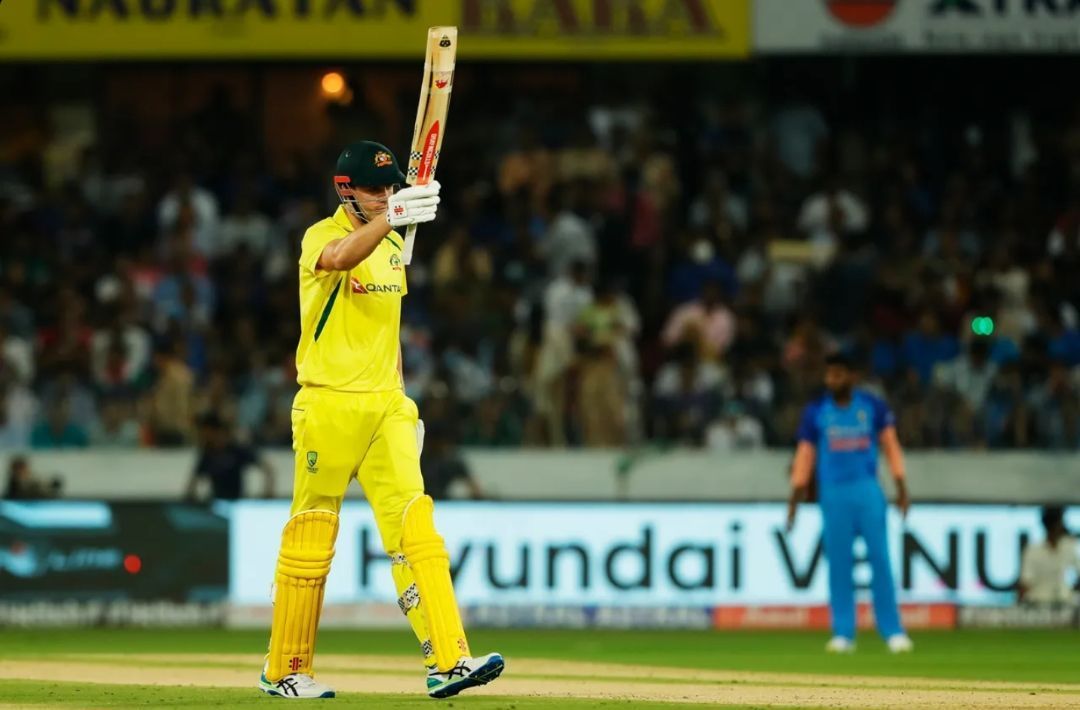 Cameron Green was perhaps Australia's best player from the series [Pic Credit: BCCI]