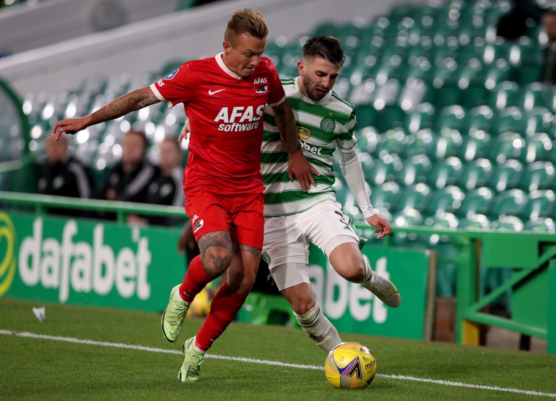 Celtic FC v AZ Alkmaar in the UEFA Europa League playoffs