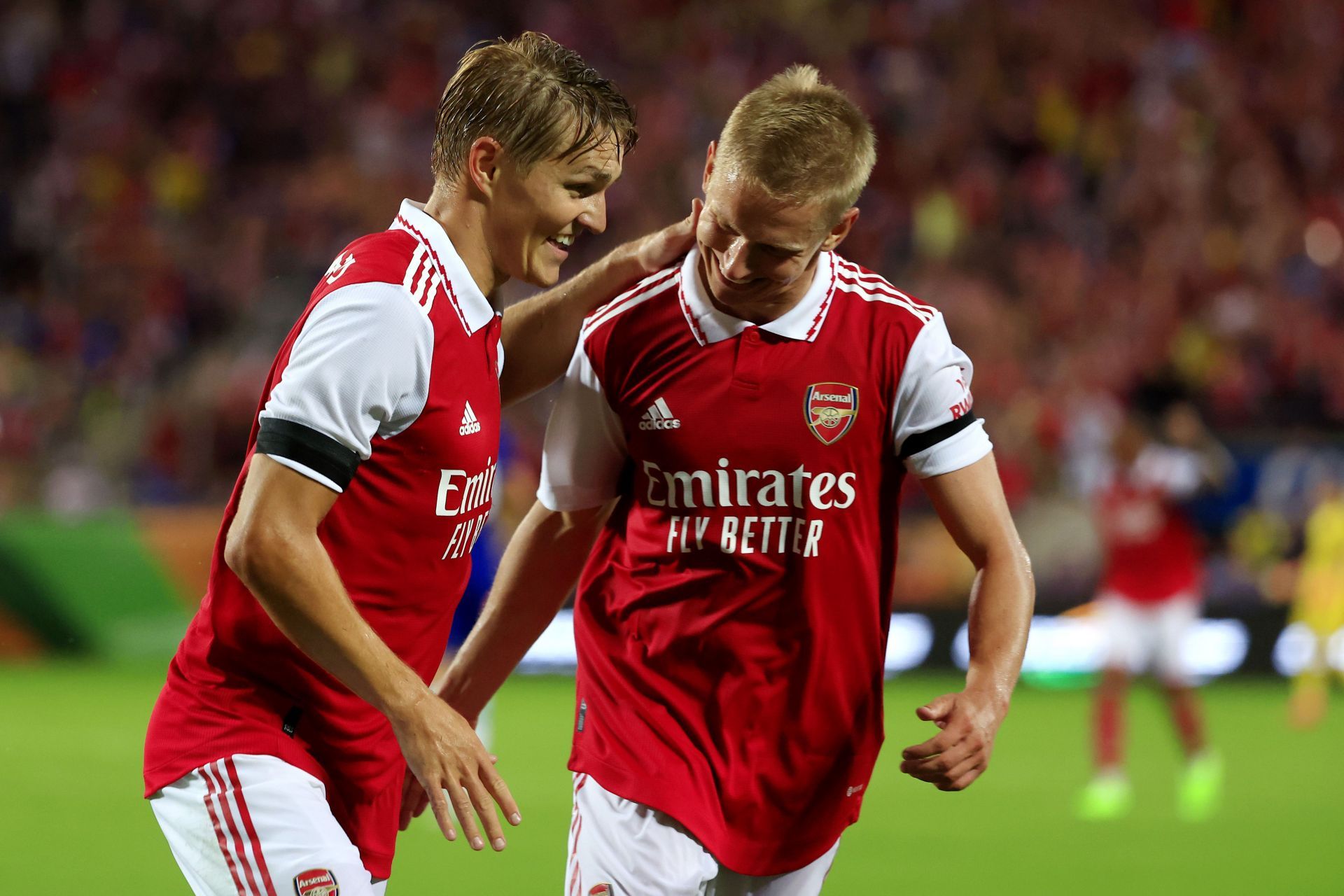 Martin Odegaard and Oleksandr Zinchenko 