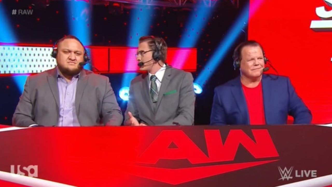 Samoa Joe was almost as good a commentator as he was a wrestler