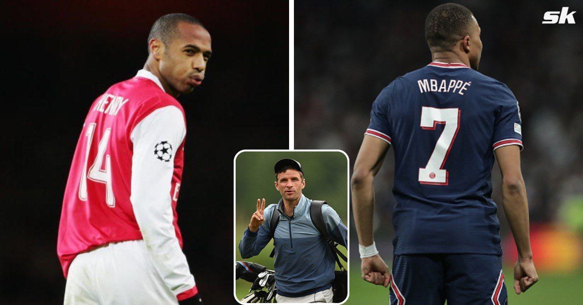 Muller picks Mbappe over Arsenal legend Henry