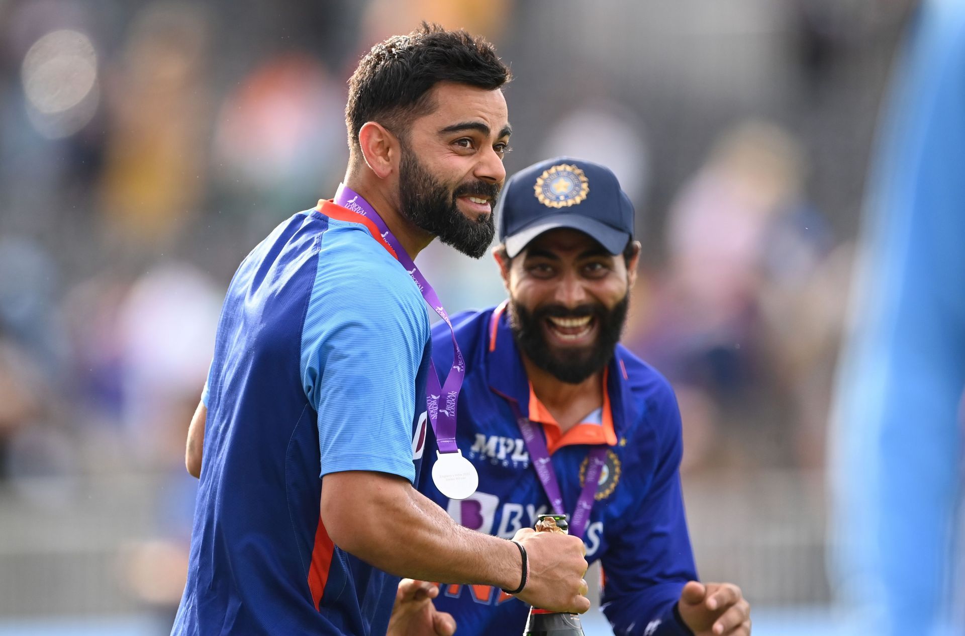 Ravindra Jadeja and Virat Kohli are among the best fielders in the world. (Image: Getty)