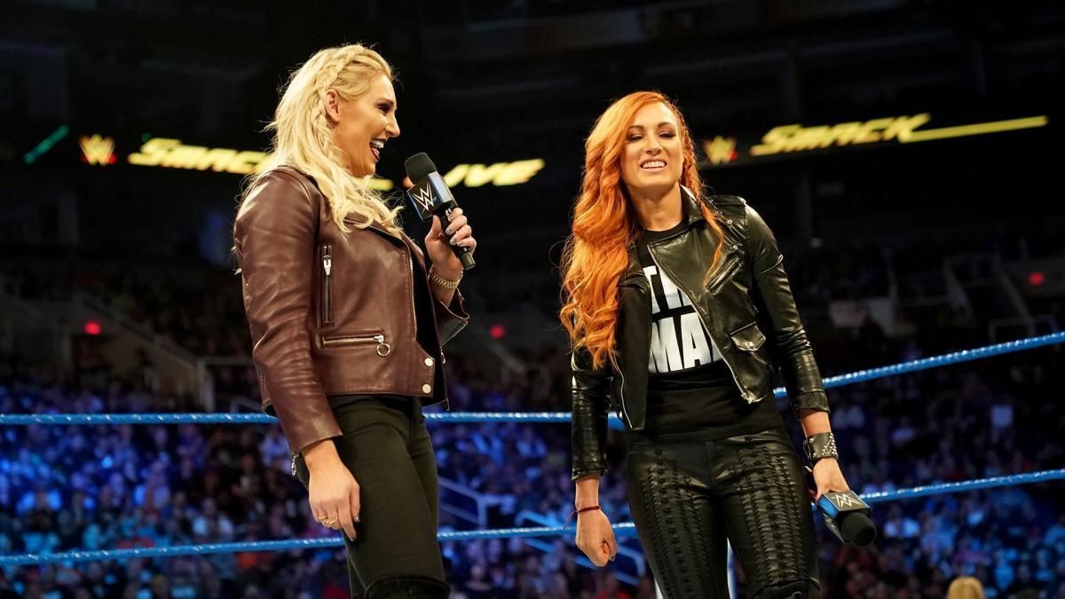 WWE Superstars Charlotte Flair & Becky Lynch