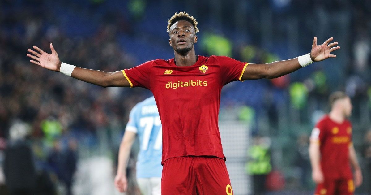 AS Roma striker Tammy Abraham.