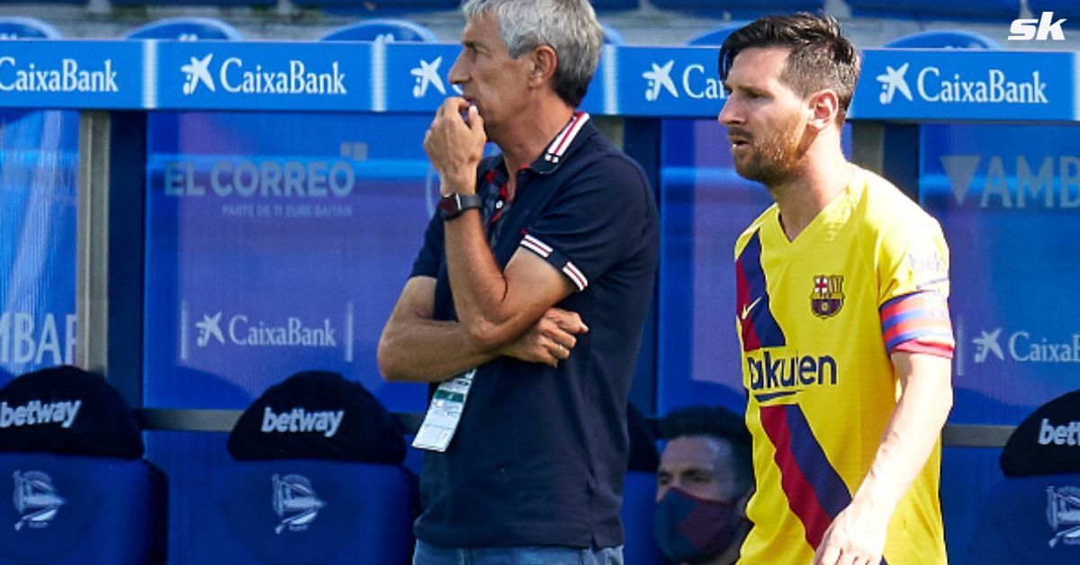 Former Barcelona manager Quique Setien refuses to comment on Lionel Messi 