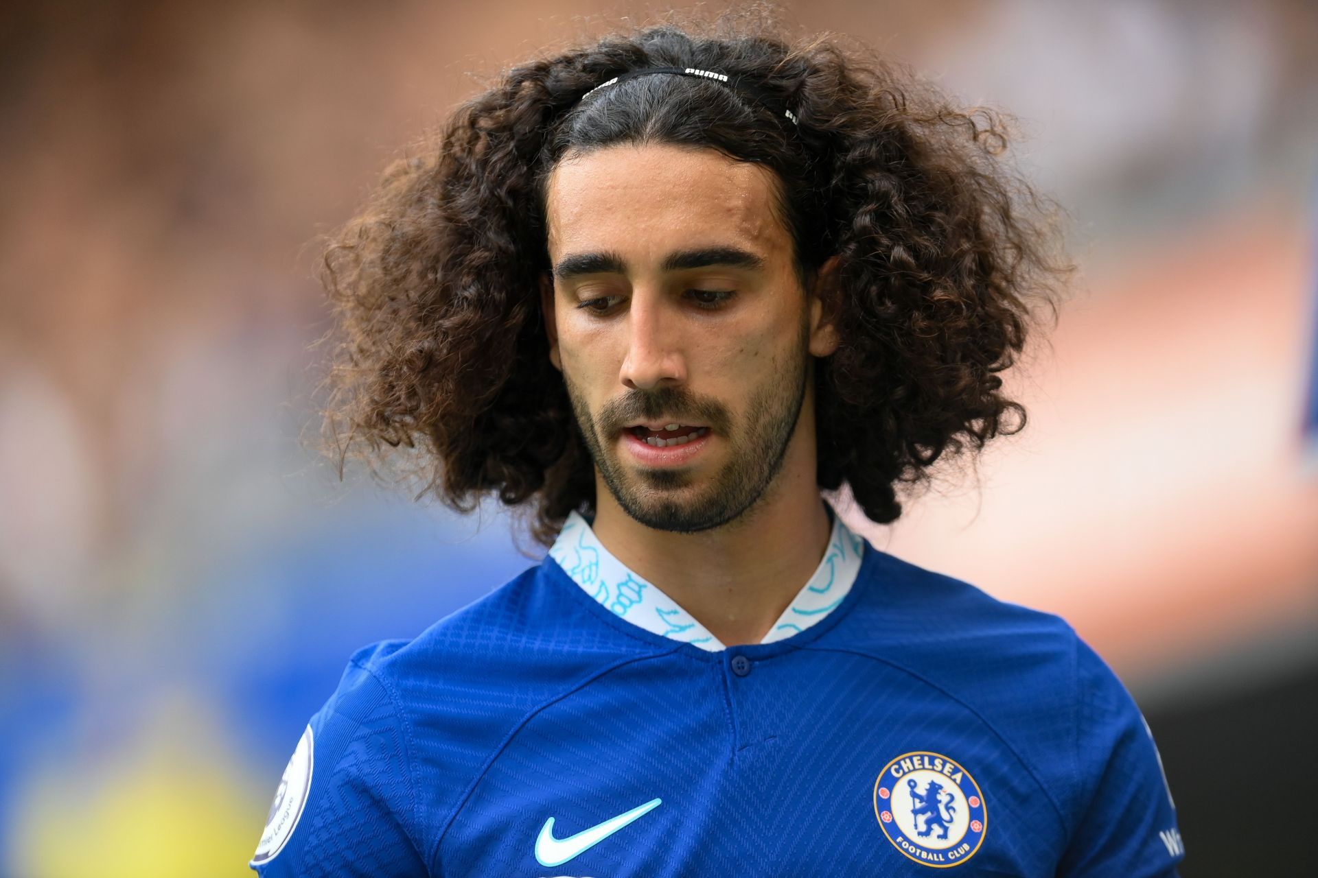 Marc Cucurella in action against West Ham United - Premier League