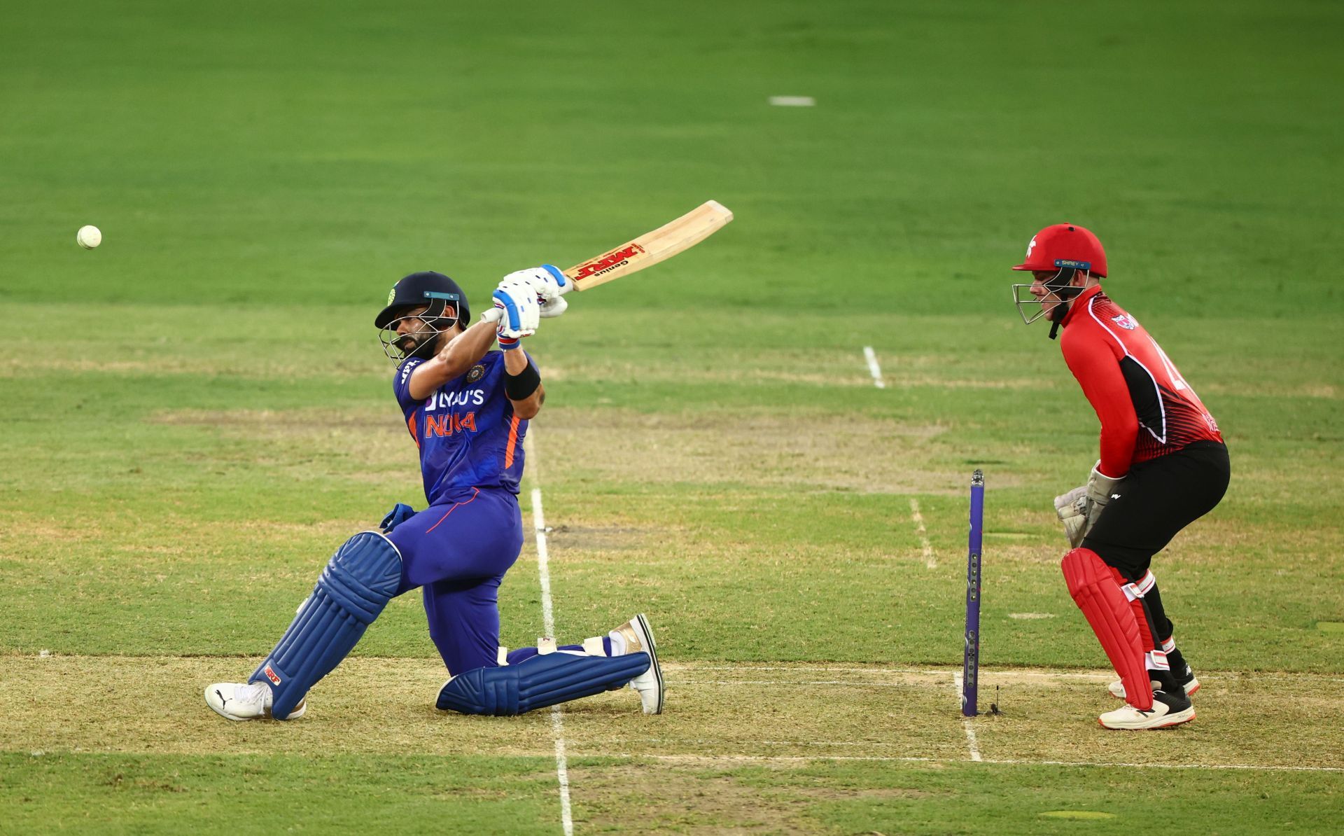 Virat Kohli struck a few lusty blows against Hong Kong.