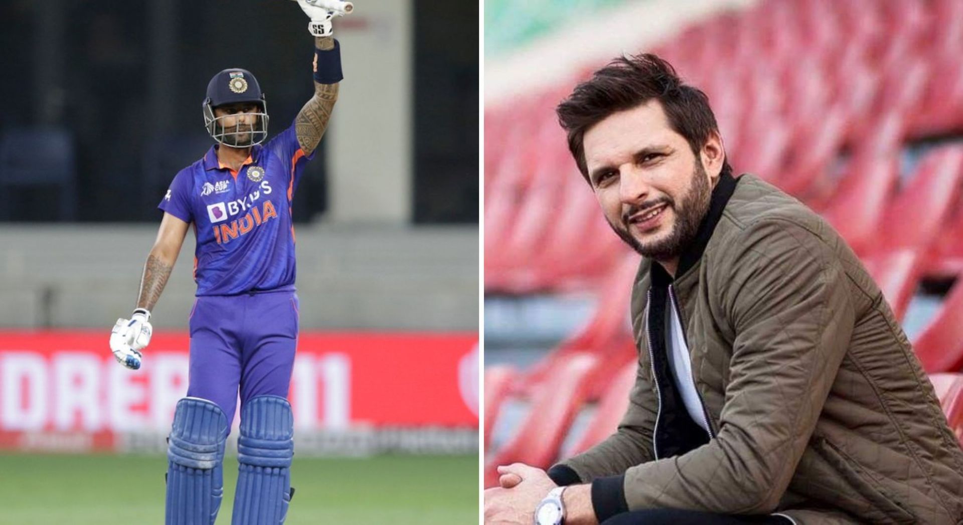 Shahid Afridi wanted to see Virat Kohli score runs but Suryakumar Yadav overshadowed him. 