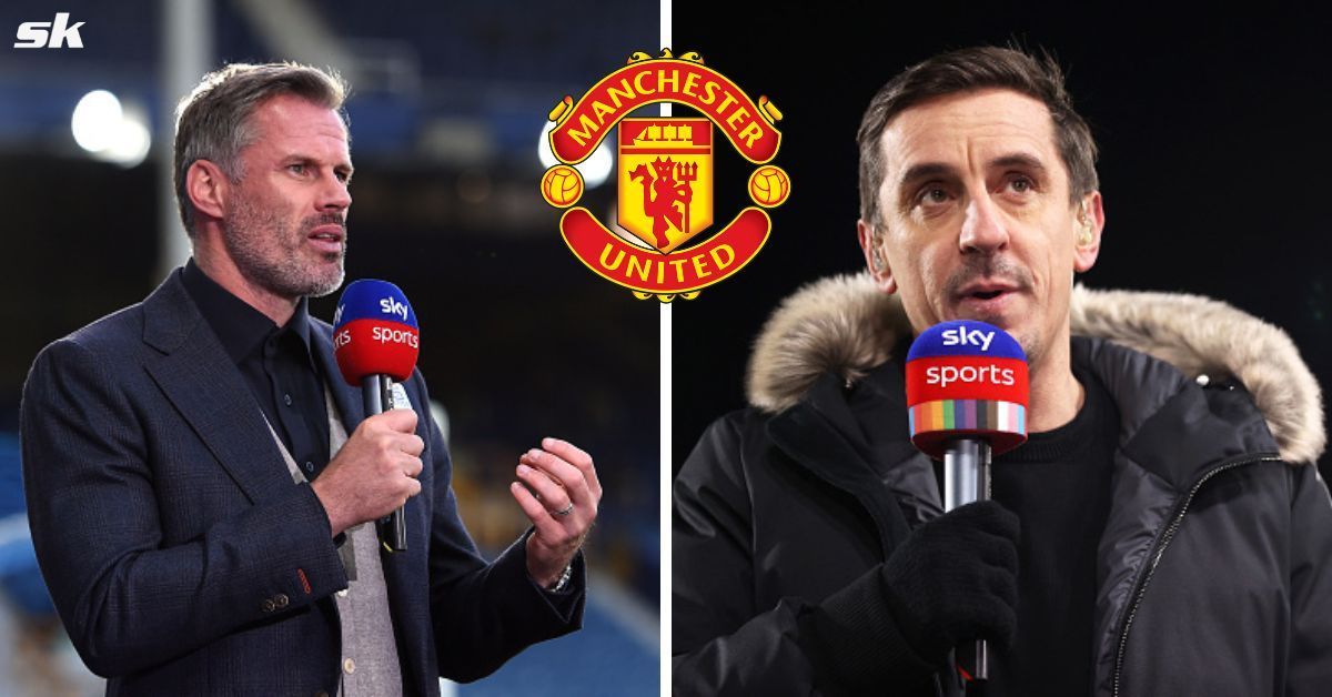 Jamie Carragher believes Gary Neville is getting carried away by Manchester United star