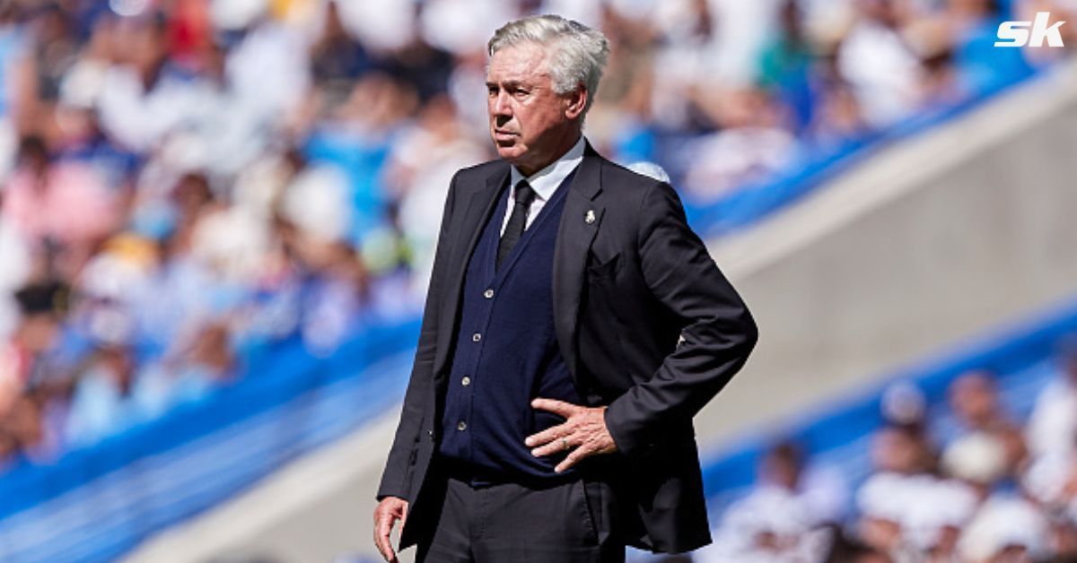 Carlo Ancelotti speaks after Real Madrid