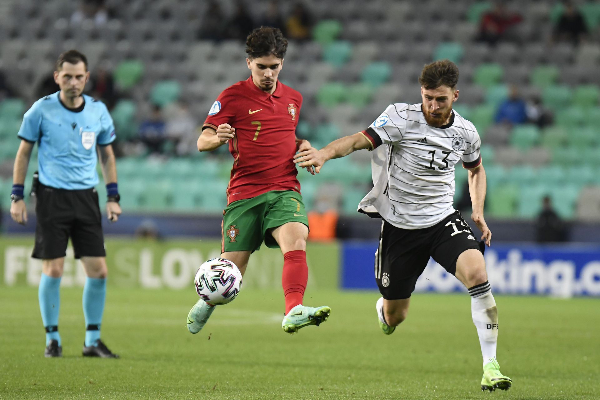 PSG star Vitinha in action for Portugal\