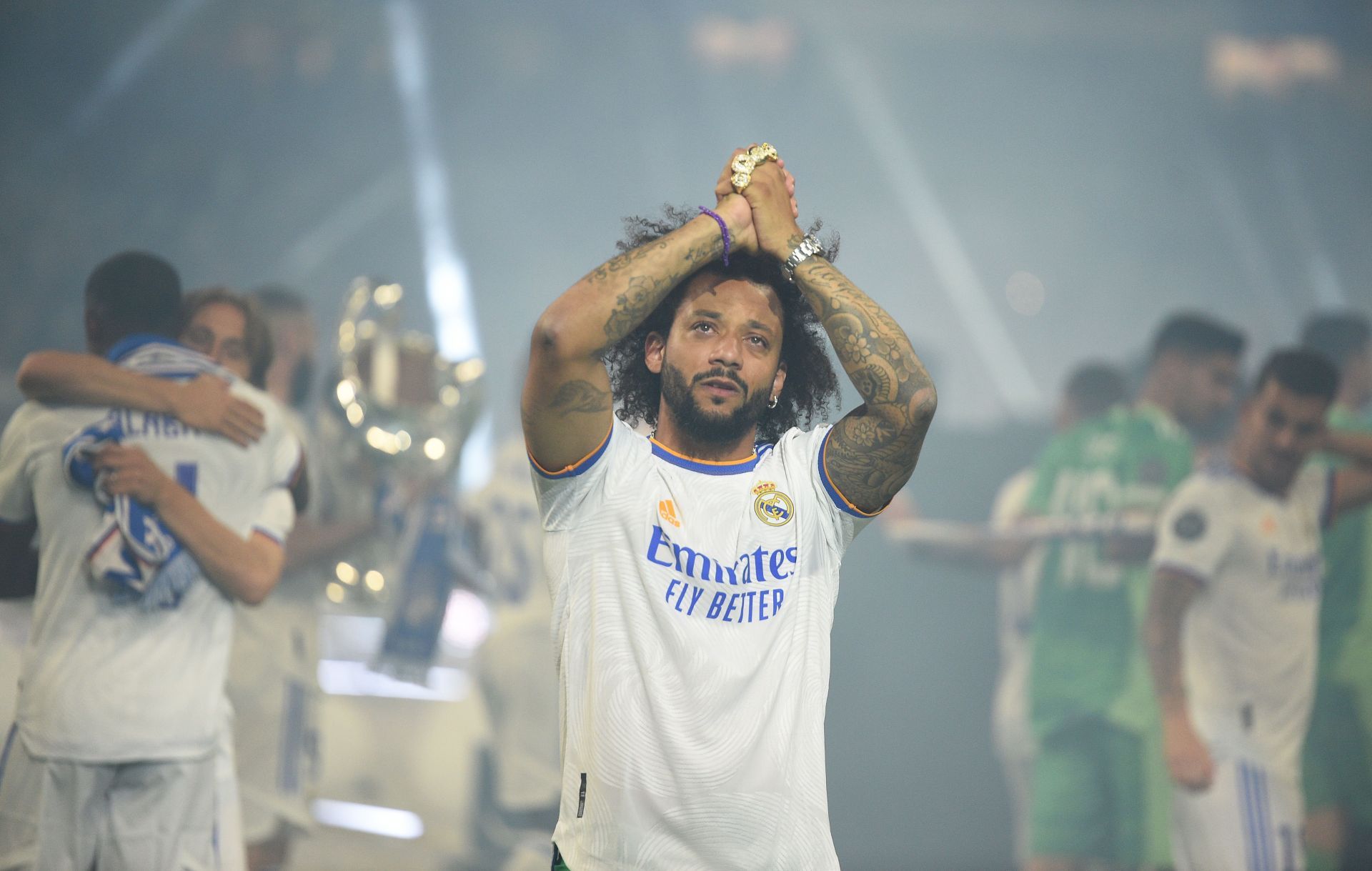 Marcelo left the Bernabeu as a Champions League winner