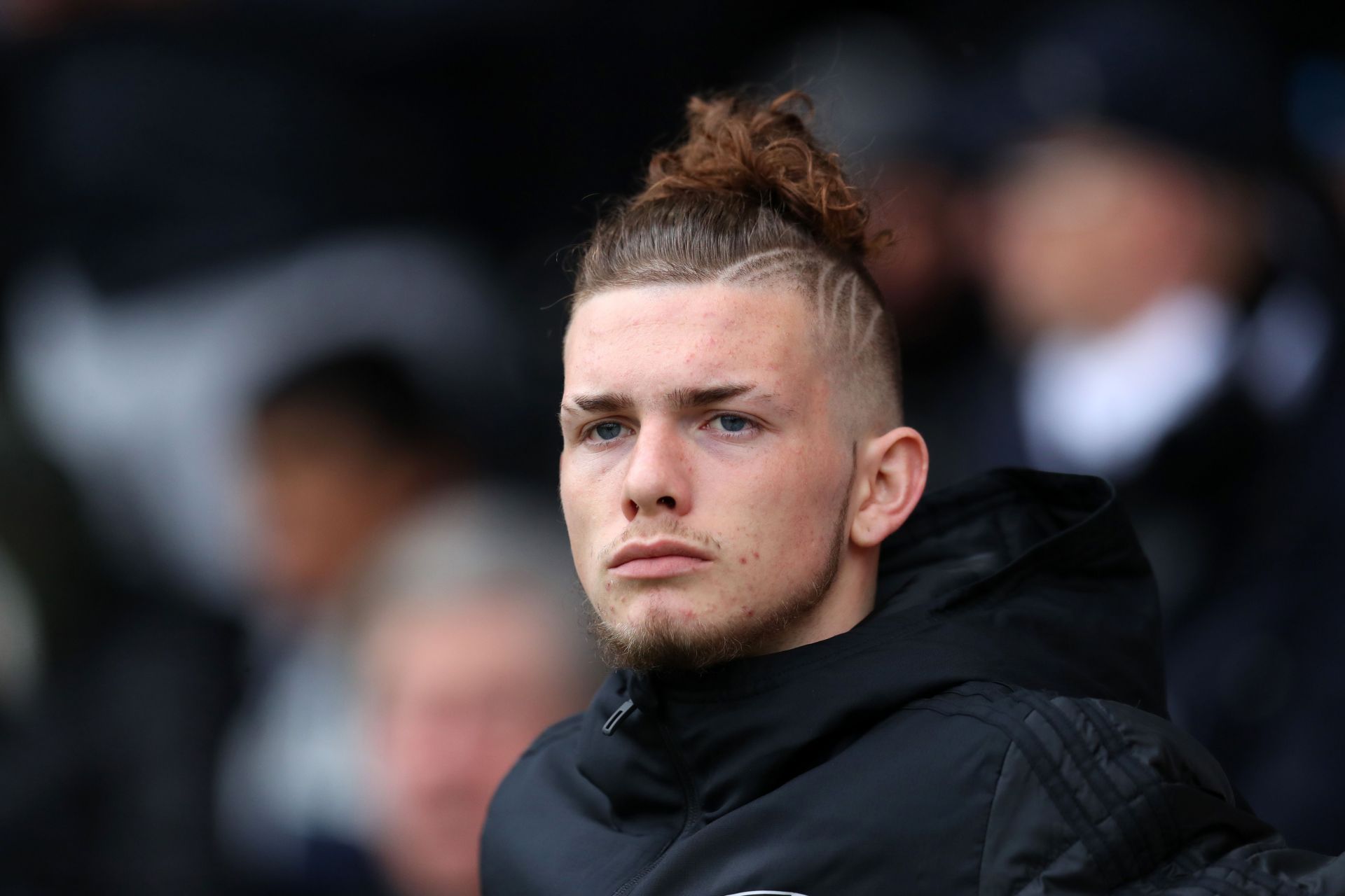 Fulham FC youngster Harvey Elliott looks on