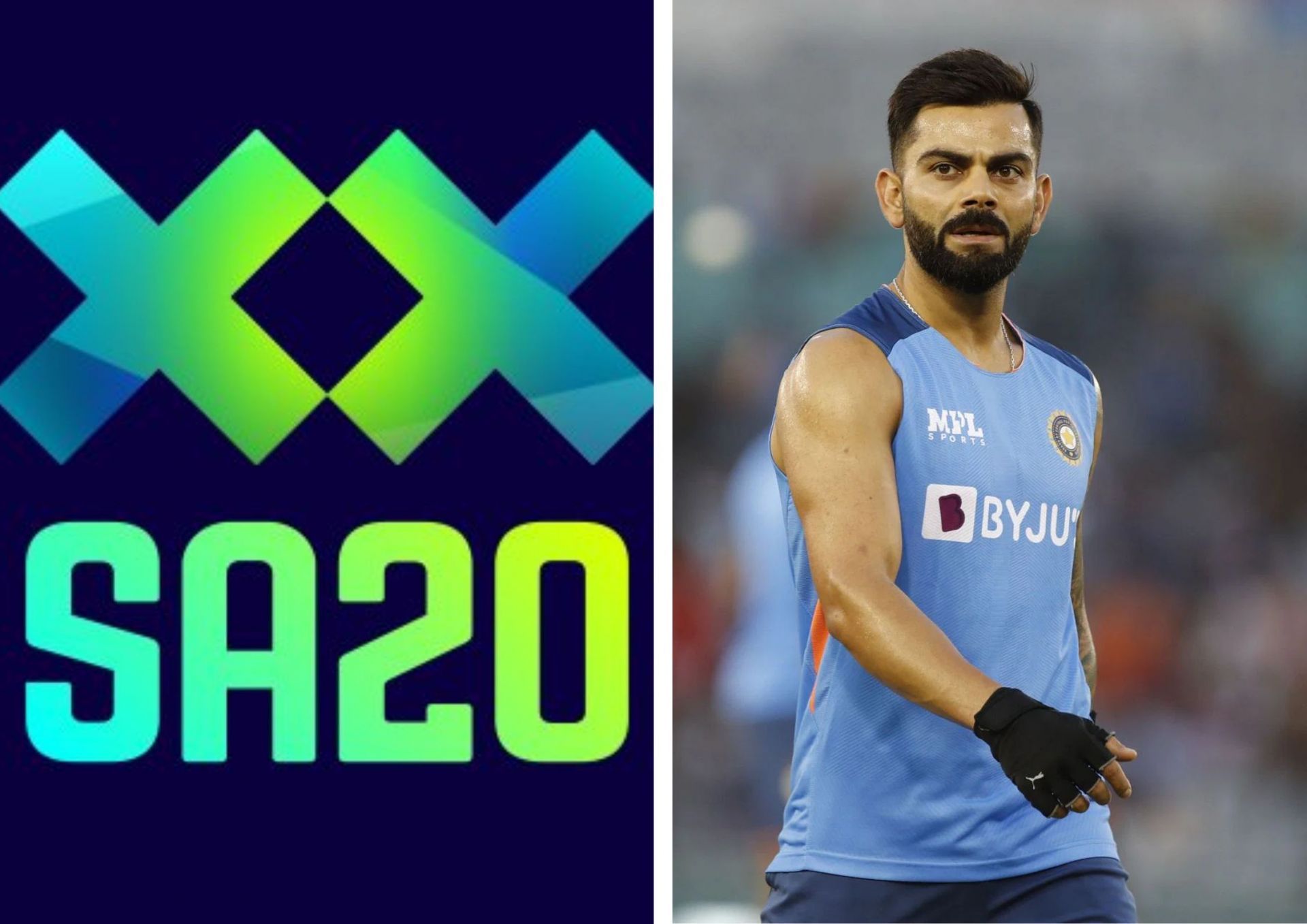 What if Virat Kohli was part of the SA20 Auction? (Picture Credits: Twitter/ SA20_League; Getty Images)