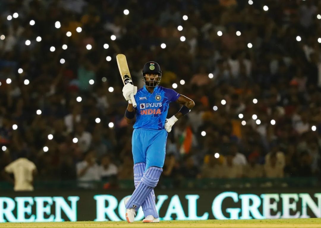 Hardik Pandya fared decently in the series against Australia [Pic Credit: BCCI]