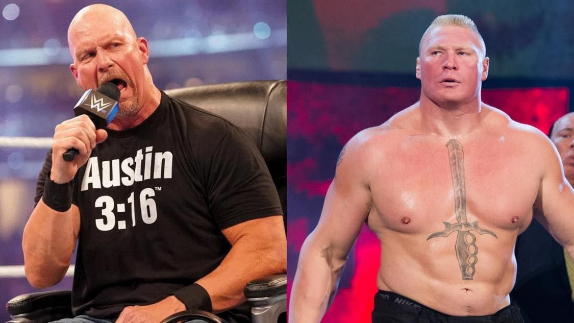 Brock Lesnar and Stone Cold Steve Austin have won a combined 16 World Titles